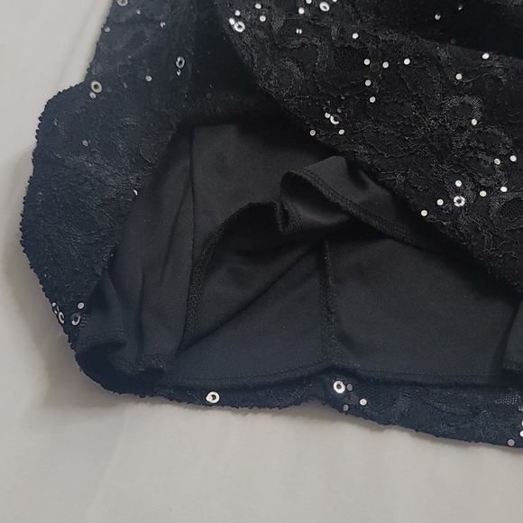 Ruby rox body con black sequined dress sz Med - Picture 13 of 13